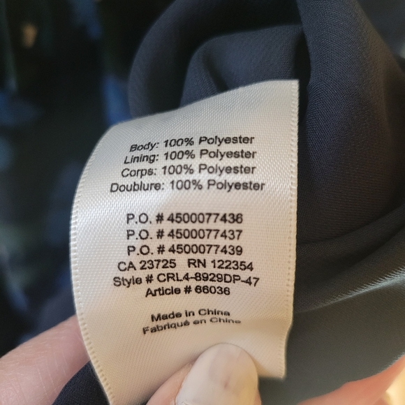 ❤️ 3 for $35 Aritzia Wilfred floral long sleeve Cut Out Midi Dress Aubagne XS 0 - Picture 6 of 7